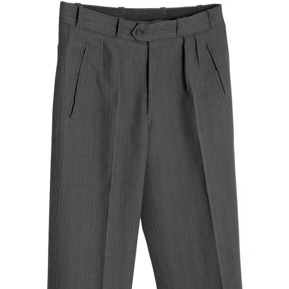 Sundazed (Germany) 70s, Sculptural Volume, High-Twist Wool, Blue Pinstripe
